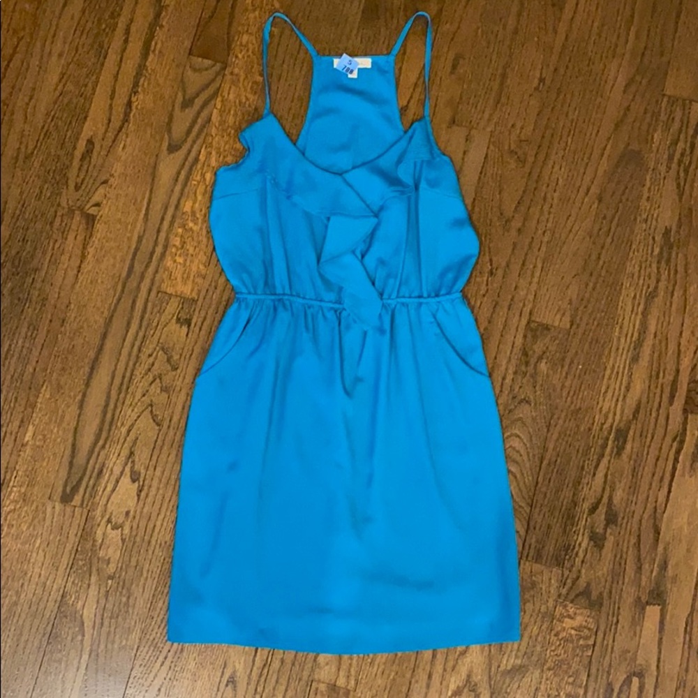 Women’s teal pocketed dress size Large